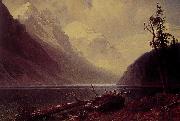 Albert Bierstadt Lake Louise Sweden oil painting artist